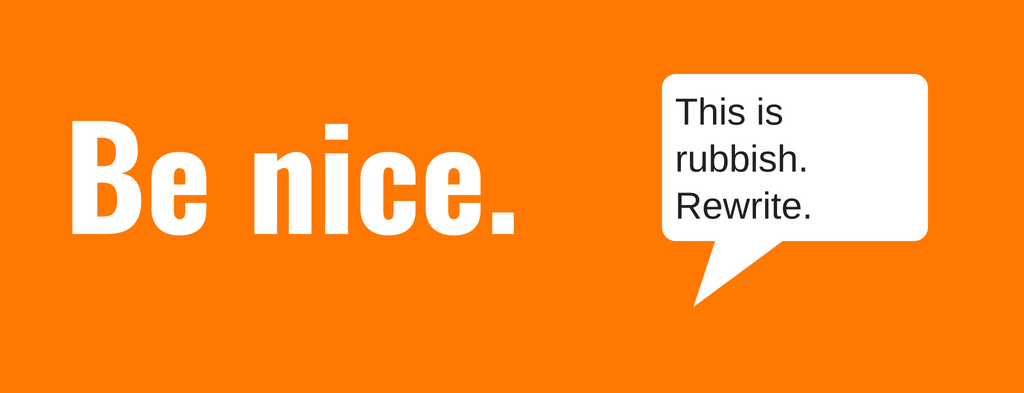 Be nice.